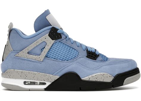 university blue jordan 4 stockx.